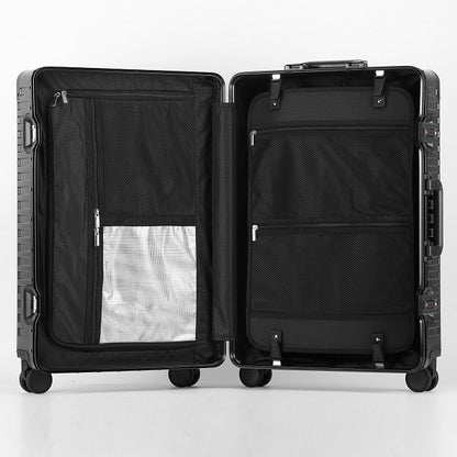 All-aluminium Magnesium Alloy Trolley Case Business Luggage